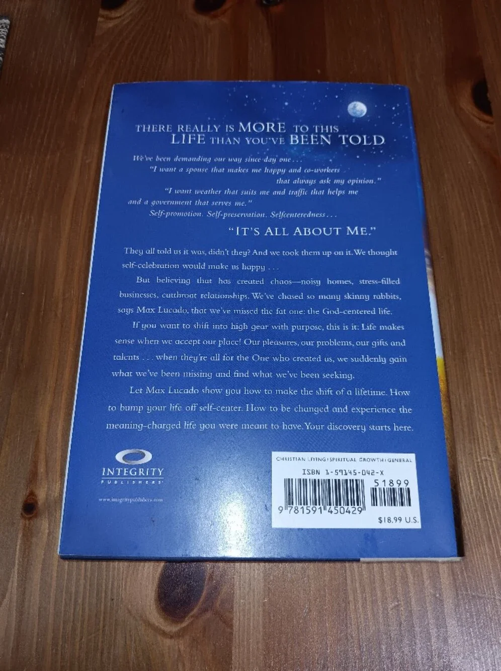 It's Not About Me by Max Lucado - Hardcover
